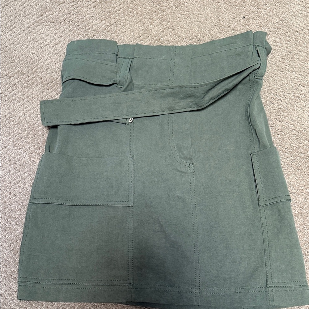 A.L.C. Olive Green Skirt with Belt
